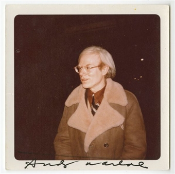 Andy Warhol Signed Original "Snapshot" Photograph